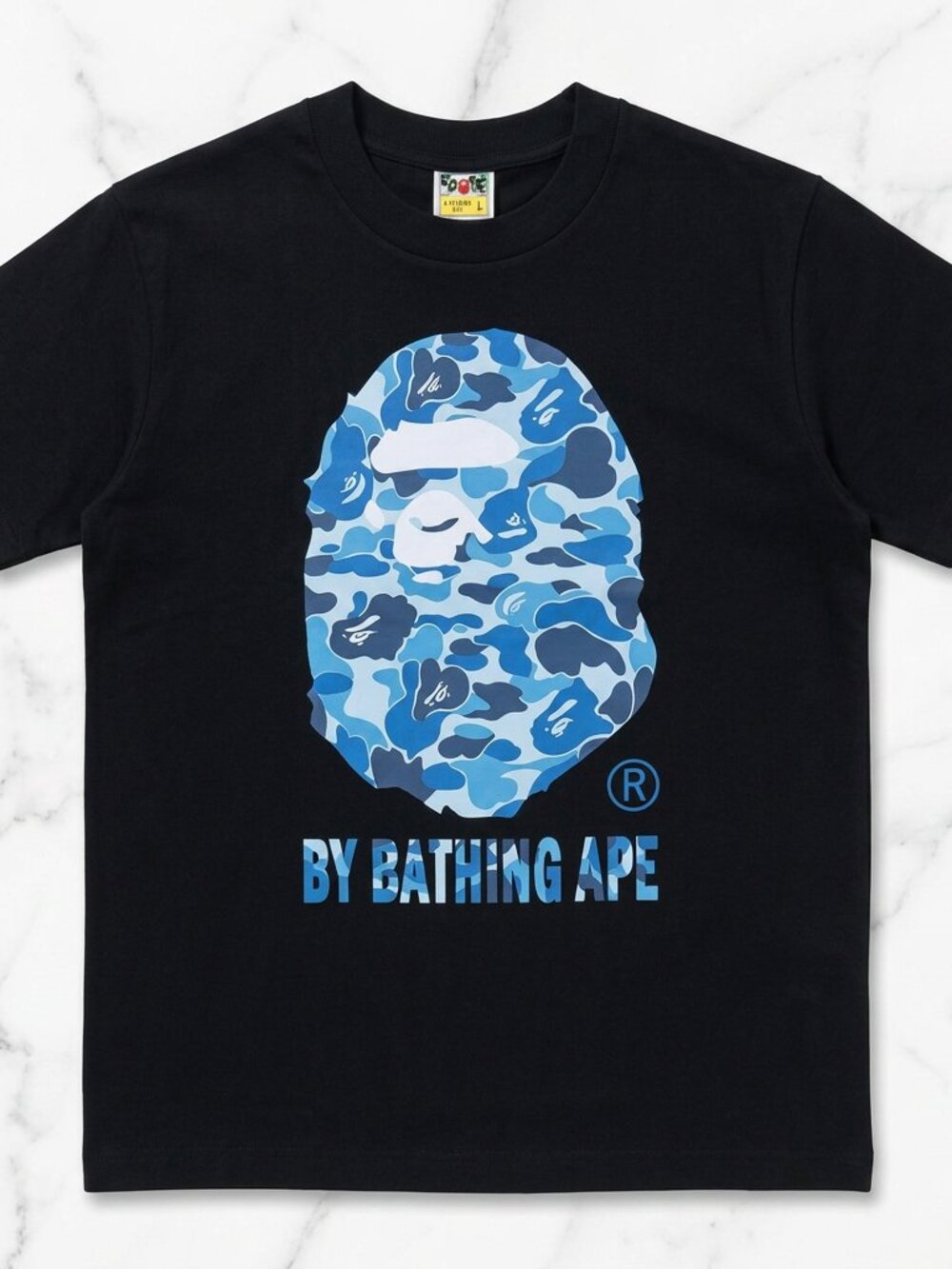 Bape A Bathing Ape Blue Tee New Streetwear - All Sizes